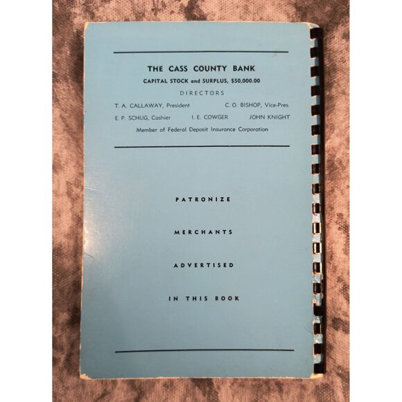 Raymores Favorite Recipes 1950 Spiral-Bound Cookbook Keystone Class Presbyterian - Picture 3 of 3